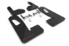 Rally Armor 22-25 Rivian R1S Black UR Mud Flap w/Red Logo - MF108-UR-BLK-RD