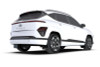 Rally Armor 2024 Hyundai Kona/Kona EV Black UR Mud Flap w/Red Logo - MF113-UR-BLK-RD