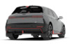 Rally Armor 2025 Hyundai Ioniq 5 N Black UR Mud Flap Silver Battery Logo - MF117-BAT-BLK-SIL