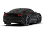 Rally Armor 2024+ Ford Mustang Black UR Mud Flap w/ Metallic Black Logo - MF126-UR-BLK-MBK