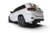 Rally Armor 18-22 Jeep Grand Cherokee SRT Trackhawk Black UR Mud Flap - White Logo - MF134-UR-BLK-WH