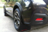 Rally Armor 13-17 Subaru Crosstrek XV Black UR Mud Flap w/Red Logo - MF26-UR-BLK/RD