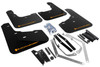 Rally Armor 13-19 Ford Fiesta ST Black UR Mud Flap w/Orange Logo - MF29-UR-BLK/OR
