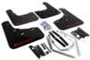 Rally Armor 13-19 Ford Fiesta ST Black UR Mud Flap w/Red Logo - MF29-UR-BLK/RD