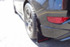 Rally Armor 13-19 Ford Fiesta ST Black UR Mud Flap w/Red Logo - MF29-UR-BLK/RD