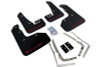 Rally Armor 15-17.5 MKVII VW Golf R Black UR Mud Flap w/Red Logo - MF40-UR-BLK/RD
