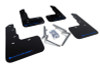 Rally Armor 17-22 Honda Civic Type R Black UR Mud Flap w/Blue Logo - MF47-UR-BLK/BL