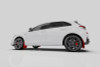 Rally Armor 19-21 Hyundai Elantra GT N Line/i30 White UR Mud Flap w/Black Logo - MF59-UR-WH/BLK