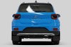 Rally Armor 20-25 Hyundai Venue Black Mud Flap Blue Logo - MF65-UR-BLK/BL