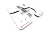Rally Armor 18-25 Toyota Corolla Hatchback White UR Mud Flap Red Logo - MF67-UR-WH/RD