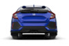 Rally Armor 17-21 Honda Civic EX/EX-L/LX (Hatchback) Black UR Mud Flap Blue Logo - MF71-UR-BLK/BL