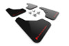Rally Armor 23-25 Kia Sportage Black UR Mud Flap w/ Red Logo - MF81-UR-BLK-RD