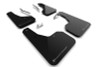 Rally Armor 22-24 Subaru Forester &amp; Wilderness Black UR Mud Flap w/Grey Logo - MF82-UR-BLK/GRY