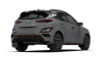 Rally Armor 22-23 Hyundai Kona N Black UR Mud Flap w/White Logo - MF83-UR-BLK-WH
