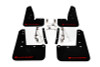 Rally Armor 23-25 Toyota GR Corolla Black UR Mud Flap w/Red Logo - MF89-UR-BLK-RD