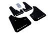 Rally Armor 04-09 Mazda3/Speed3 Black UR Mud Flap w/ White Logo - MF9-UR-BLK/WH