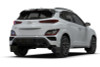 Rally Armor 22-23 Hyundai Kona N-Line Black UR Mud Flap w/Red Logo - MF93-UR-BLK-RD