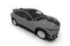 Rally Armor 2021-25 Ford Mach-E Rally Edition Black UR Mud Flap Metallic Black Logo - MF96-URXT-BLK-MBK