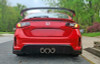 Rally Armor 23-25 Honda Civic Type R Black Mud Flap Red Logo - MF97-UR-BLK-RD