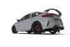 Rally Armor 23-25 Honda Civic Type R Black Mud Flap Red Logo - MF97-UR-BLK-RD