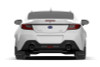 Rally Armor 22-25 Subaru BRZ / Toyota GR86 Black UR Mud Flap w/White Logo - MF99-UR-BLK-WH