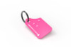 Rally Armor Pink Key Chain White Logo - RAKEYCHNPK