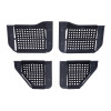 Rampage 2007-2018 Jeep Wrangler(JK) Unlimited 4-Door Tube Doors With Netting - Black - 7684