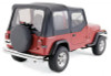 Rampage 1988-1995 Jeep Wrangler(YJ) OEM Replacement Top - Black Denim - 99615