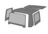 Rampage 1988-1995 Jeep Wrangler(YJ) OEM Replacement Top - Spice - 99617