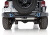 Rampage 07-18 Jeep Wrangler JK (Incl. Unlimited) Trailguard Rear Bumper - Black - 99619