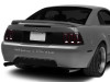 Raxiom 99-04 Ford Mustang Excluding 99-01 Cobra Icon LED Tail Lights- Black Housing (Smoked Lens) - 100807