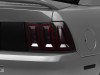 Raxiom 99-04 Ford Mustang Excluding 99-01 Cobra Icon LED Tail Lights- Black Housing (Smoked Lens) - 100807