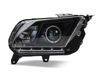 Raxiom 10-12 Ford Mustang w/ Headlights CCFL Halo Projector Headlights- Black Housing (Clear Lens) - 101685