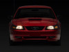 Raxiom 99-04 Ford Mustang Axial Series OEM Style Replacement Headlights- Blk Housing (Smoked Lens) - 413420