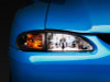 Raxiom 94-98 Ford Mustang Axial Series Cobra Style Headlights- Chrome Housing (Clear Lens) - 49049