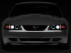 Raxiom 99-04 Ford Mustang Dual LED Halo Projector Headlights- Black Housing (Smoked Lens) - 49113