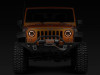 Raxiom 97-18 Jeep Wrangler TJ/JK Axial Halo Headlights w/ DRL Amber Signals- Blk Hsng (Clear Lens) - J108037