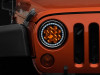 Raxiom 97-18 Jeep Wrangler TJ/JK Axial Spider LED Headlight w/ Amber DRL- Chrome Hsng (Clear Lens) - J108047