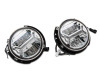 Raxiom07-18 Jeep Wrangler JK LED Halo Projector Headlights- Chrome Housing (Clear Lens) - J121872