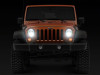 Raxiom07-18 Jeep Wrangler JK LED Halo Projector Headlights- Chrome Housing (Clear Lens) - J121872