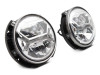 Raxiom07-18 Jeep Wrangler JK LED Halo Projector Headlights- Chrome Housing (Clear Lens) - J121872