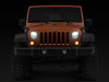Raxiom07-18 Jeep Wrangler JK LED Halo Projector Headlights- Chrome Housing (Clear Lens) - J121872