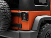 Raxiom 07-18 Jeep Wrangler JK Axial Series Vision LED Tail Lights- Black Housing (Smoked Lens) - J130808