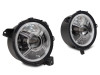 Raxiom 18-22 Jeep Wrangler JL/ JT 9-Inch LED Headlights w/ DRL and Halo- Black Housing (Clear Lens) - J137646
