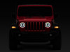Raxiom 18-22 Jeep Wrangler JL/ JT 9-Inch LED Headlights w/ DRL and Halo- Black Housing (Clear Lens) - J137646
