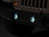 Raxiom 07-18 Jeep Wrangler JK Axial Series 4-In LED Devil Eyes Fog Lights w/ Halo - J142667
