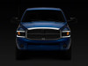 Raxiom 06-09 Dodge RAM 1500/2500/3500 Axial Headlights w/ SEQL LED Bar- Blk Housing (Clear Lens) - R131480
