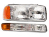 Raxiom 99-06 GMC Sierra 1500 Axial Series OEM Style Rep Headlights- Chrome Housing (Clear Lens) - S518302