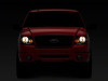 Raxiom 04-08 Ford F-150 Axial Series OEM Style Replacement Headlights- Chrome Housing- Smoked Lens - T551342