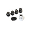 Rays 19 Hex Lock & Lug Nut Set M14 x 1.5 - Black - W191415B